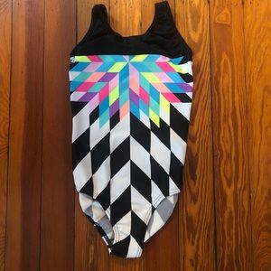 Gymnastics colorful leotard